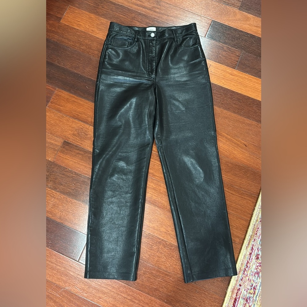 Aritzia Black Straight Leg Pants